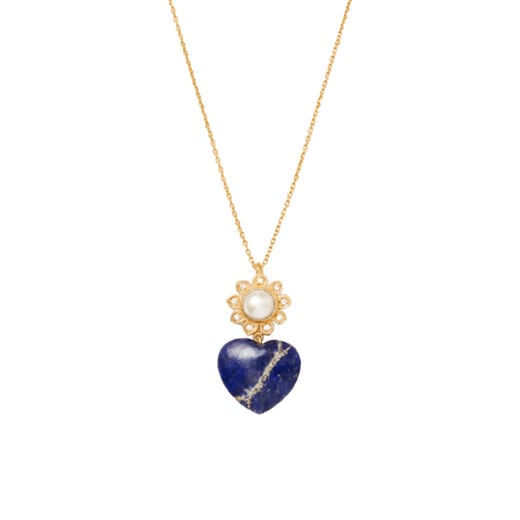 Lapis heart-shaped necklace by Carousel Jewels